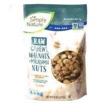 Simply Nature Raw Cashews, Walnuts, Macadamia Nuts Non-GMO - €7,74 EUR Simply Nature Raw Cashews, Walnuts, Macadamia Nuts Non-GMO - €7,74 EUR