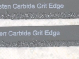 2 Hacksaw Blades 12&quot; x 1/2&quot; Tungsten Carbide Grit Tile Marble Padlock Cast Steel - £11.82 GBP