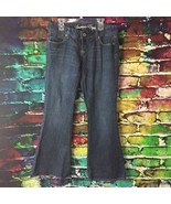 Womens AMERICAN EAGLE Real Flare Size 4 Reg Blue Jeans - $20.47 CAD