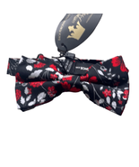 Littlest Prince Youth 8 yrs - Adult Blue Red Gray Black Floral Bow Tie NEW - £11.05 GBP