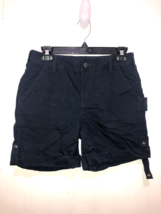 Carhartt Womens SZ 4 Carpenter Roll Up Shorts Original Fit - £12.44 GBP