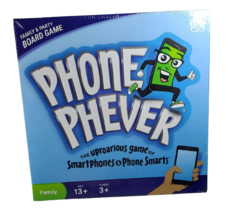 Phone Phever Family Party Trivia Challenge Board Game Smartphone Fun Sealed NEW - £19.54 GBP