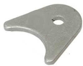 Weld On Radiused Mounting Tab for 1.50 Inch Tubing with 1/4 Inch Hole, P... - $10.50+