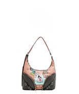 Nicole Lee USA Party King Shoulder Bag with 2 Accessory Pockets Front - $81.30 CAD