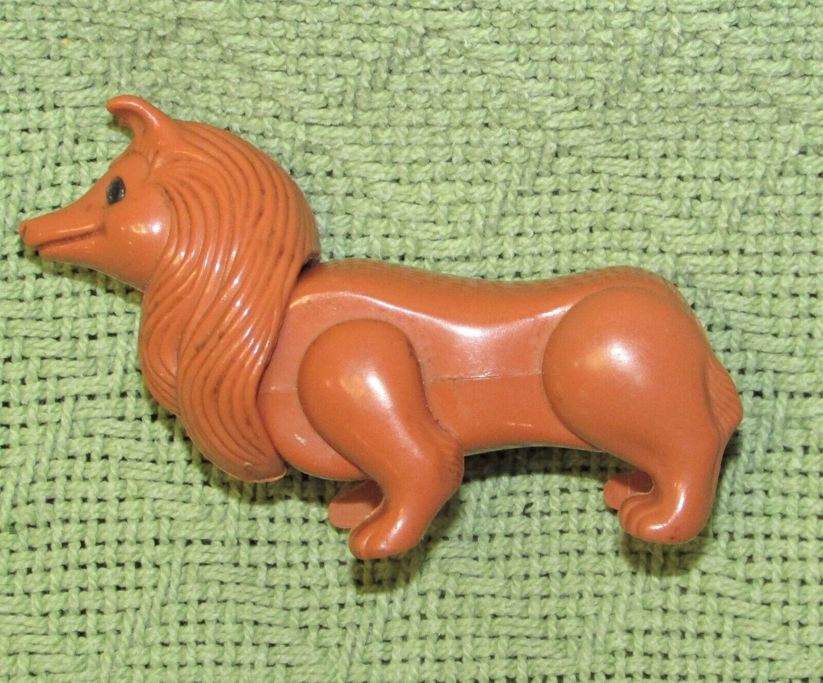 VINTAGE LITTLE PEOPLE COLLIE DOG 1974 TAN PET FARM ANIMAL PUPPY HONG KONG TOY - £4.92 GBP