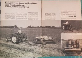 John Deere Mower Conditioner Hay Tools Magazine Ad 1967 - £13.45 GBP