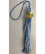 Large/Thick Light Blue White Class of 2018 With Gold Charm Graduation Ta... - £5.54 GBP