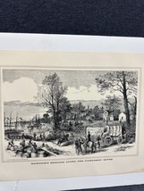 Arthur Lumley - Civil War Wood Engraving  Print 1960 Hancock&#39;s Brigade 19”x12.75 - $21.78