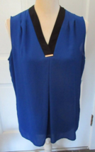 Calvin Klein Blue Sleeveless Top Size PL - $7.99