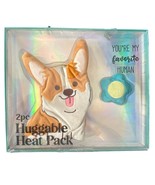 2 Pc Huggable Heat Pack DOG Heating Pad Soft Microwaveable Hot or Cold Pad - $29.69