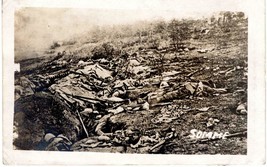 Original World War I real photo post card War dead from the battle at the Somme - £7.76 GBP