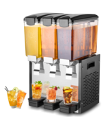 VEVOR Commercial Beverage Dispenser, 3 Tanks 10 L Per Tank Juice Dispenser - $199.99