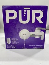 PUR 2-Stage Vertical Faucet Filtration System Mount White PFM150W Water Filter - £14.38 GBP