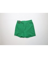 Vintage 60s 70s Streetwear Womens 30 Big Buckle Knit Above Knee Shorts G... - $67.63 CAD