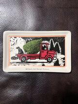 Primitives by Kathy Old Red Truck Dog Christmas Tree Trinket Tray Decor ... - $9.49