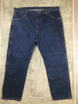 Rustler Jeans 100% Cotton Denim Made in Mexico Men&#39;s 40x30 Blue Straight... - $11.97