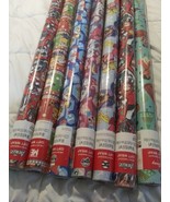 Disney Animated Classics Gift Wrap Paper Rolls Lot 420sqft - $46.74