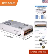 Adjustable AC 110V/220V to DC 360W Power Converter for Electronics &amp; Lig... - $42.50