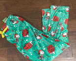 Snoopy Men’s Pajama Pants Christmas Lights  Gifts New Sz M Green - $28.99
