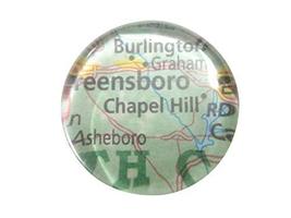 Kiola Designs Chapel Hill North Carolina Map Pendant Magnet - $19.99