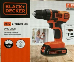 Black & Decker - LDX120C - 20V MAX Lithium Drill/Driver - £70.44 GBP