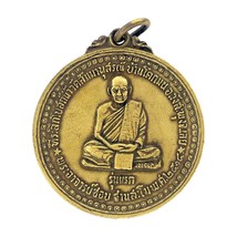 Phra LP Chob Tansamo Ajarn Monk Thai Amulet Magic Talisman Vintage Gold ... - £11.08 GBP