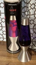 The Original Lava Lamp 16.3&quot; Red/Purple Tested Working - £52.30 GBP