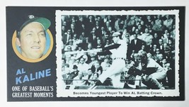 1971 Topps #19 Al Kaline Reprint - Baseball&#39;s Greatest Moments - Mint - £1.58 GBP