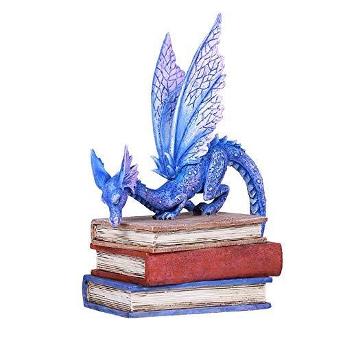 Pacific Giftware Amy Brown Purple Triple Book Dragon Statue Home Decor - $45.99