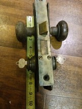 Vintage Russwin Mortise Lock Door Hardware With Knobs And 2 Keys  - £39.56 GBP