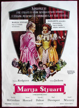 1971 Original Movie Poster Mary Queen of Scots Jarrot Vanessa Redgrave YU - £30.54 GBP
