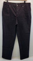 L17) Gloria Vanderbilt Amanda 2.0 Woman Black Slimming Jeans Pants Size ... - $11.87