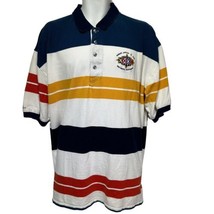 Vintage Antigua stripe super bowl 1998 golf shirt Size XXL - £35.47 GBP