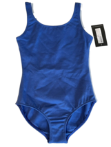 Bloch CL5405 Child Wide Strap Tank Leotard, Royal Blue, Child&#39;s Size 8/1... - £11.15 GBP