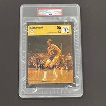1977 Sportscaster Jerry West signed Trading Card PSA/DNA Slabbed Los Angeles Lak - £159.83 GBP