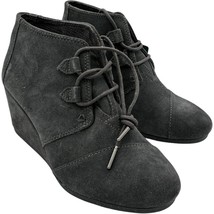 Toms women&#39;s Kala Forged Iron Grey Suede 100122957 2.5&quot; Ankle Bootie 7.5... - $789.50 MXN