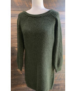Harper Heritage Medium Lightweight Warm Cozy Tunic Sweater Dress Olive G... - $28.76