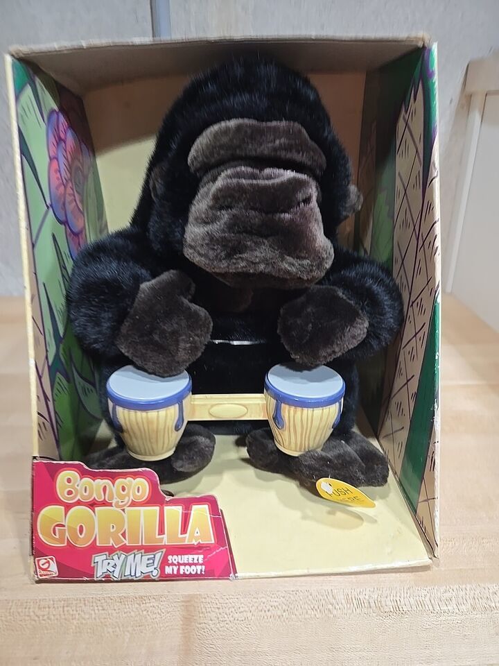 Gemmy Industries Bongo Gorilla 2001 Plays Bang The Drum All Day Needs Batteries* - £29.58 GBP