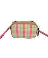 Coach CBM37 Mini Jamie Signature Plaid Camera Bag Crossbody Handbag Pink... - $2,711.27 MXN