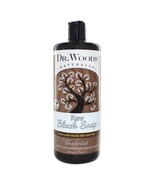 Dr. Woods Liquid Raw Black Soap with Fair Trade Shea Butter Unscented, 3... - £19.54 GBP