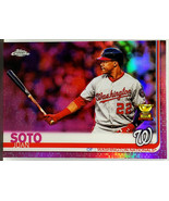 PINK REFRACTOR!  JUAN SOTO ROOKIE TROPHY 2019 TOPPS CHROME #155 NATIONALS - £478.47 GBP