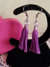 Tassel me purple earrings  - £11.74 GBP