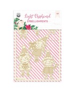 P13 Die-Cut Chipboard Embellishments 4&quot;X6&quot; 6/Pkg- 01 P13SAN44 - $9.42