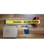 Tensabarrier Red w/ a Yellow &amp; Black Belt Barrier ~Caution-Do Not Enter~ - $54.28 CAD