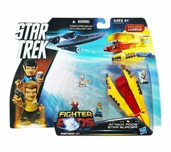 NEW SEALED 2013 Star Trek Fighter Pods Attack Star Surger Figure Set - £14.89 GBP