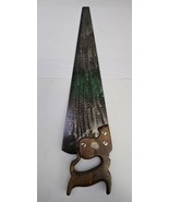Vintage E.C Atkins &amp; Co Hand Saw Wooden Handle 7 TPI 26.5&quot; Steel Blade - €26,24 EUR