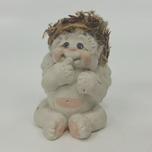 Angel Cherub Thinking with Finger on His Mouth Vintage Dreamsicles 2&quot; tall WLHJ9 - £4.79 GBP