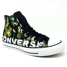 Converse Chuck Taylor All Star Hi Black Camo Mens Casual Sneakers 166232F - £43.91 GBP