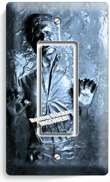 HAN SOLO FROZEN IN CARBONITE STAR WARS 1 GFCI LIGHT SWITCH WALL PLATE ROOM DECOR