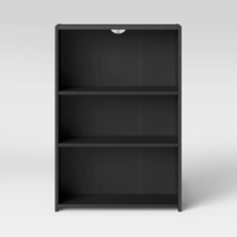 3 Shelf Bookcase  Black - £79.13 GBP